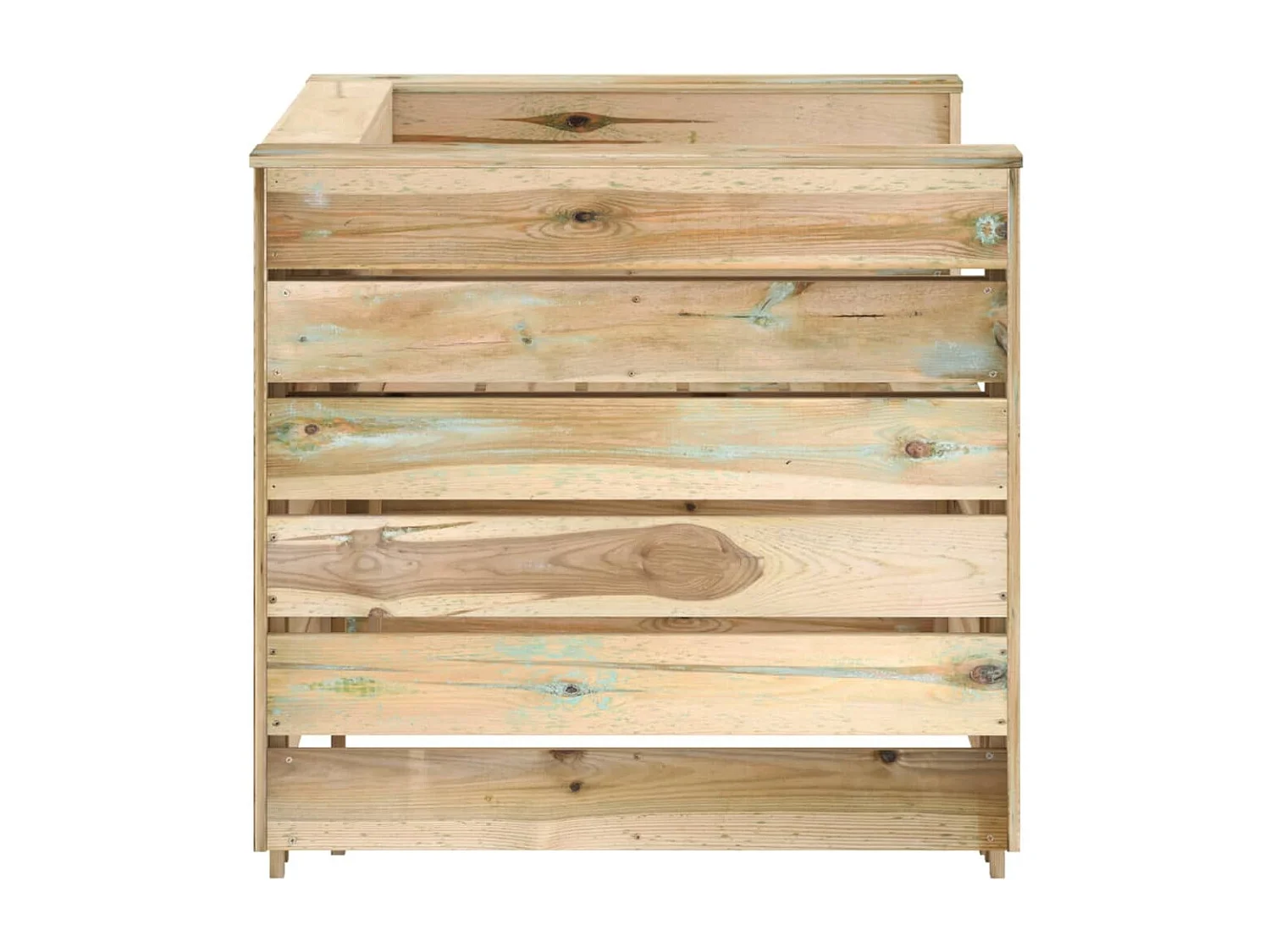 Salon de jardin palette 2 pcs Bois de pin imprégné FR18223