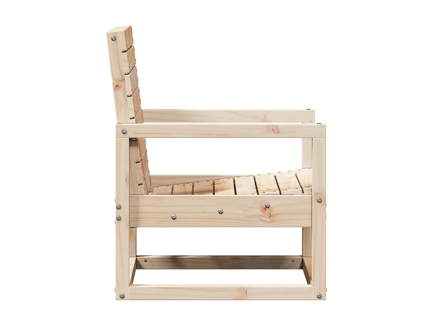 Salon de jardin 3 pcs bois massif de pin FR55602