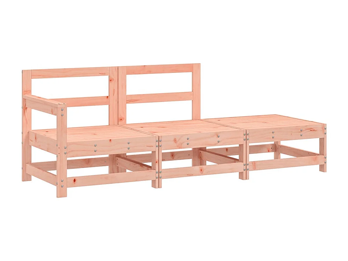 Salon de jardin 3 pcs bois massif douglas FR69464
