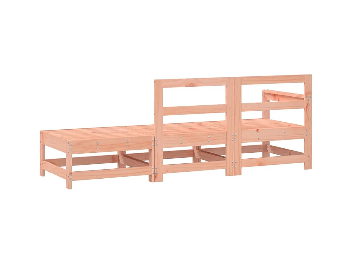 Salon de jardin 3 pcs bois massif douglas FR69464