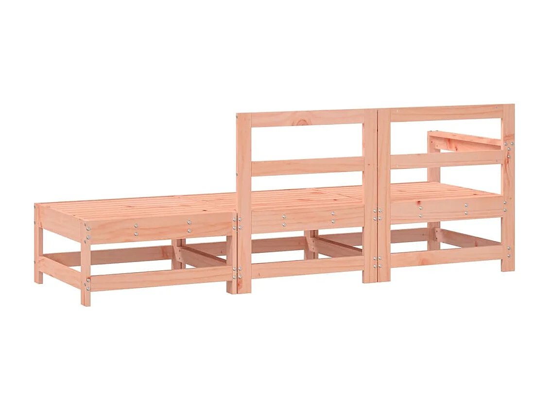 Salon de jardin 3 pcs bois massif douglas FR69464