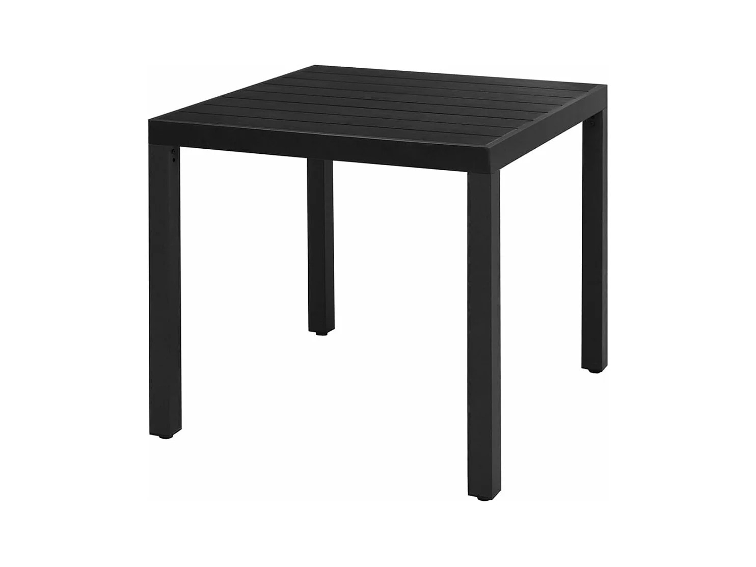 Salon de jardin 3 pcs Rotin PVC Noir FR60449