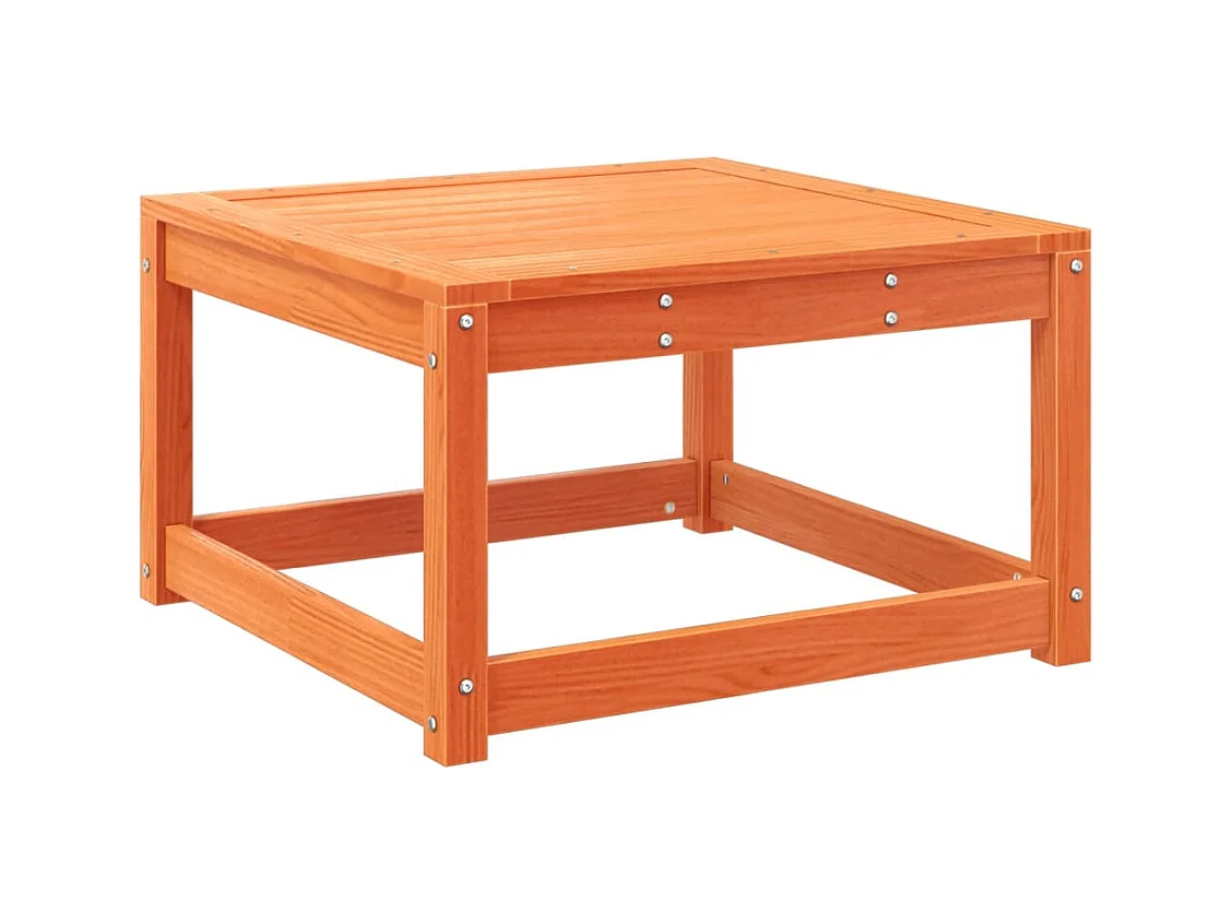 3-delige Loungeset massief grenenhout wasbruin BE919092