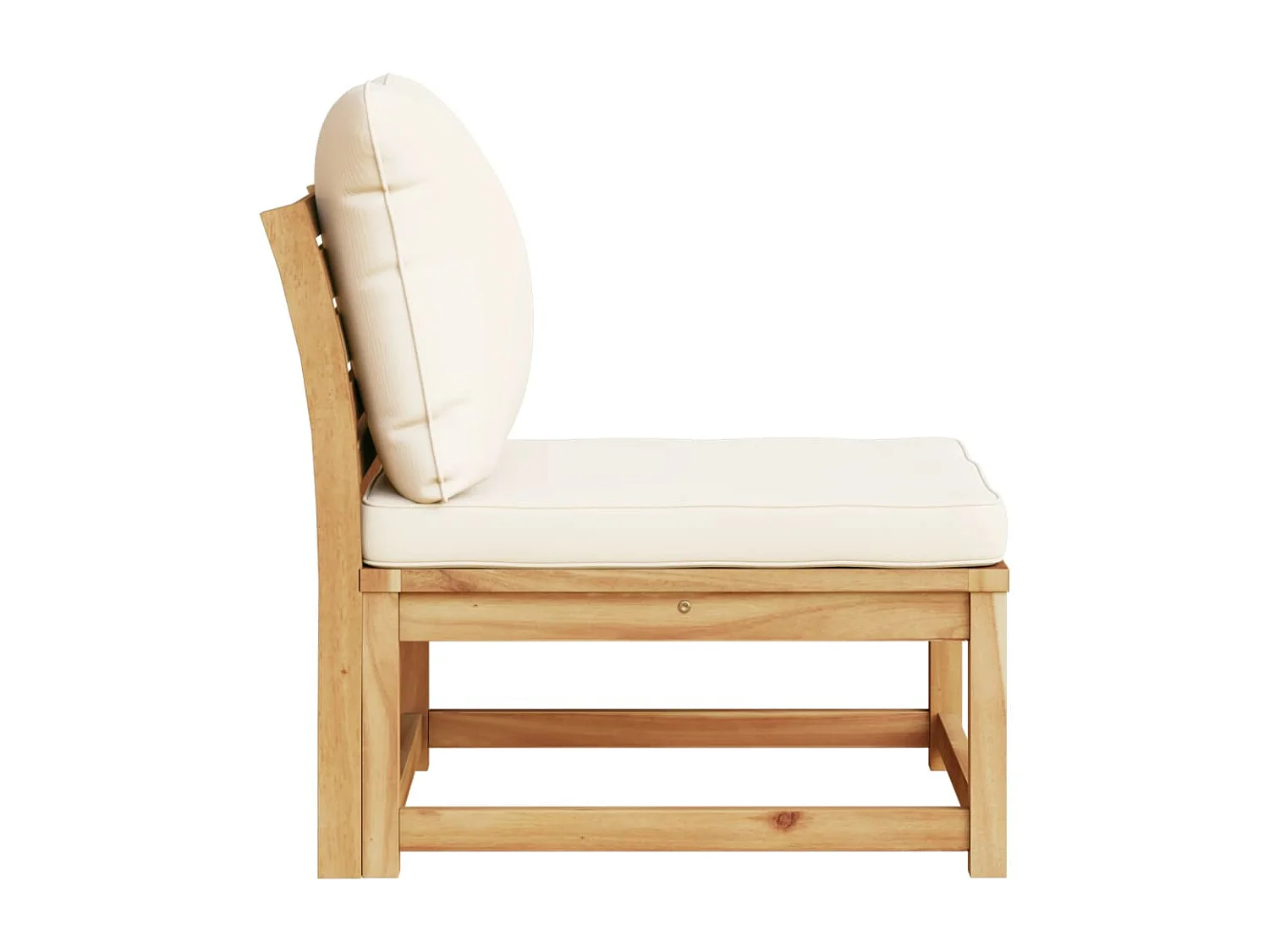 Salon de jardin avec coussins bois massif d'acacia FR73549