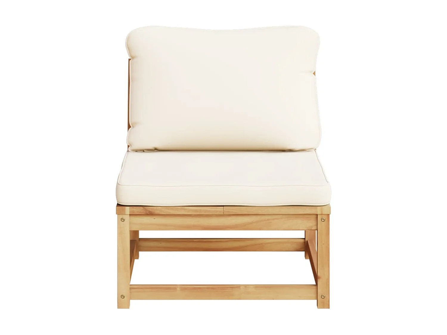 Salon de jardin avec coussins bois massif d'acacia FR73549