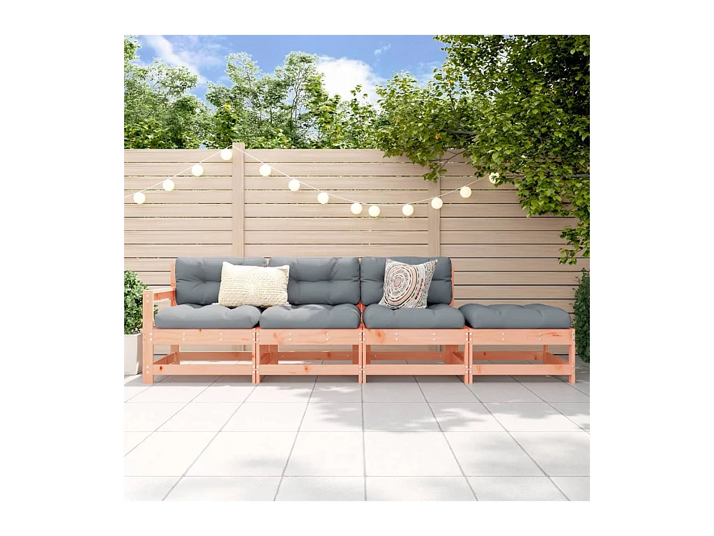 Salon de jardin 4 pcs bois massif douglas FR50918