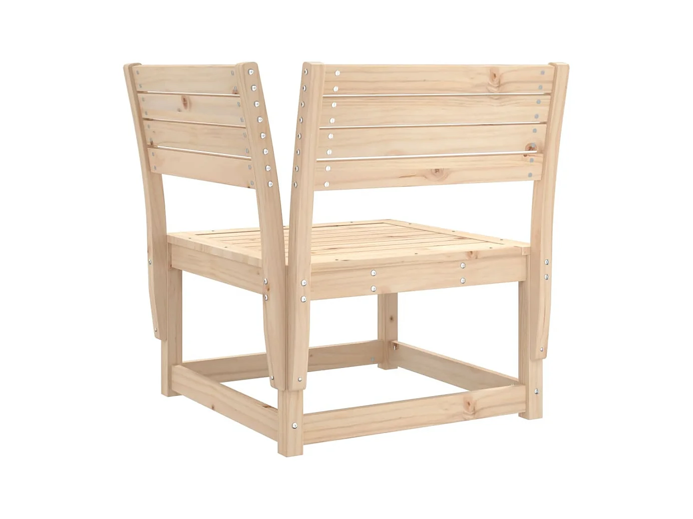Salon de jardin 6 pcs bois de pin massif FR74883