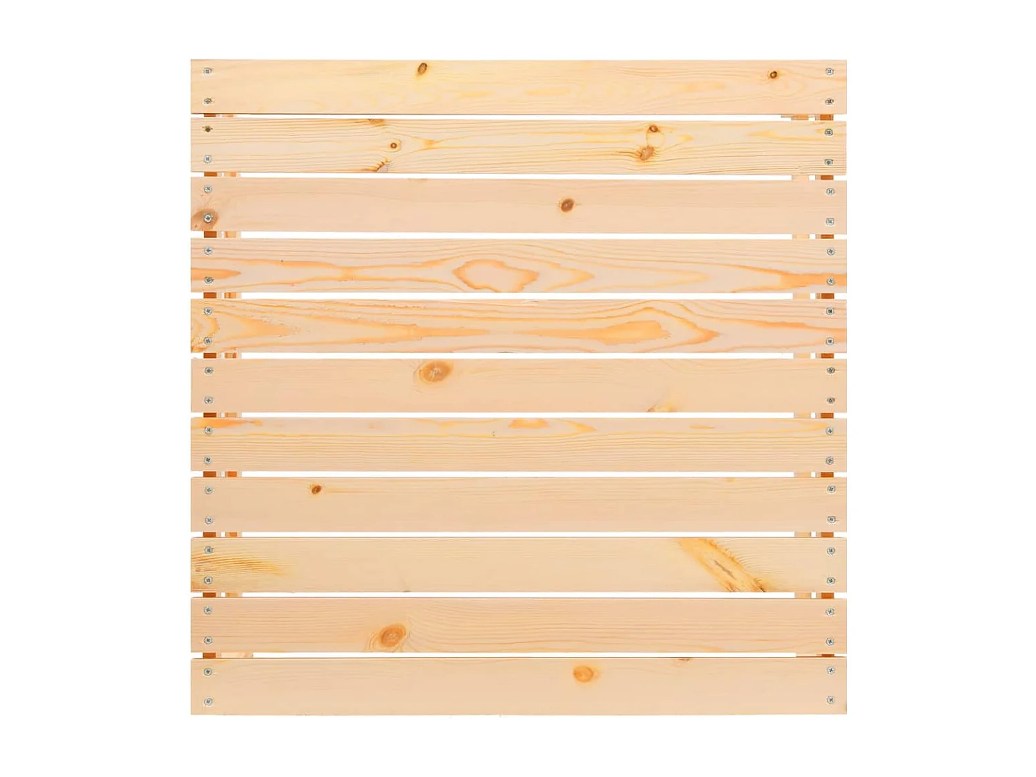 Salon de jardin 3 pcs avec coussins crème Bois de pin massif FR15398