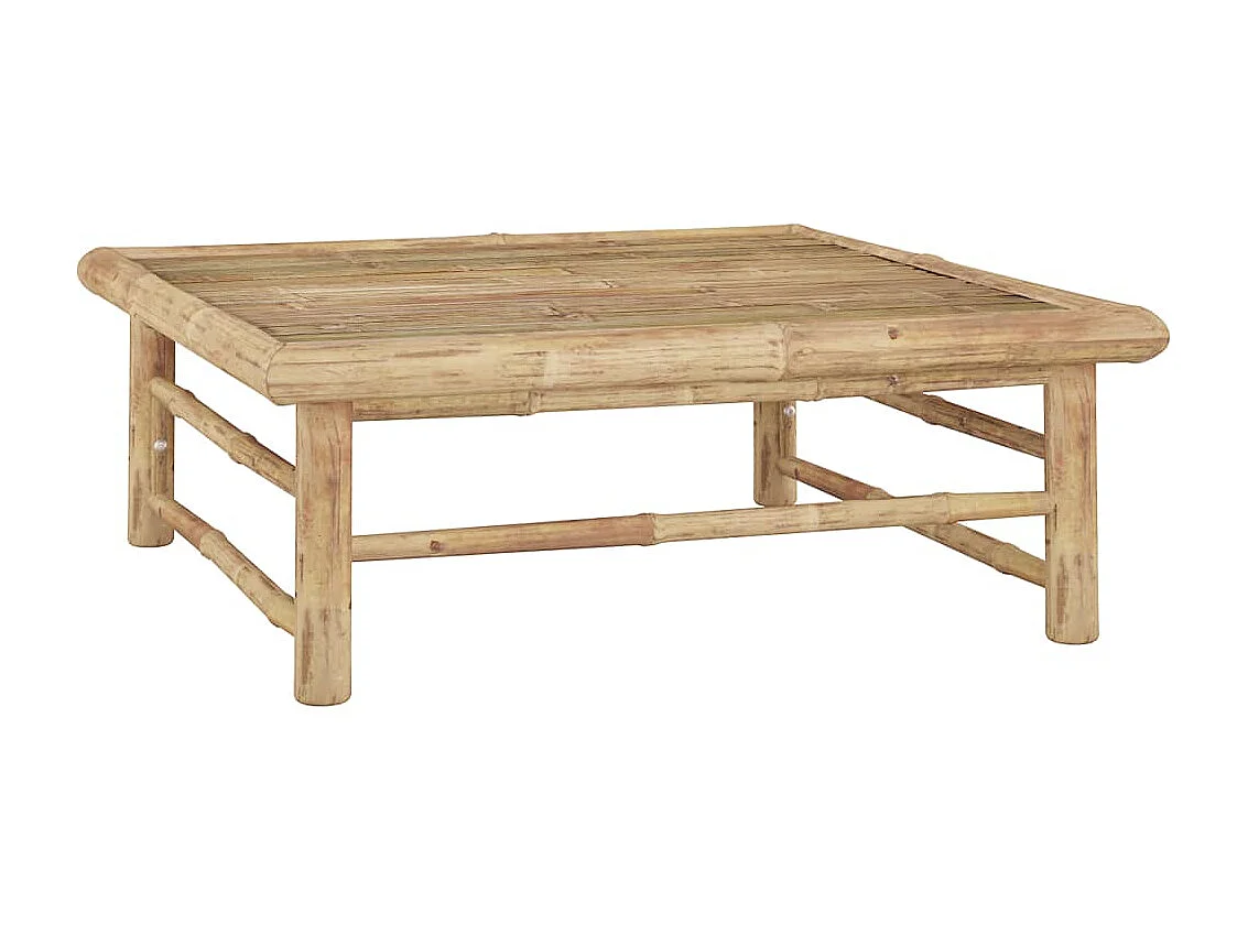 Salon de jardin 2 pcs avec coussins gris foncé Bambou FR91888