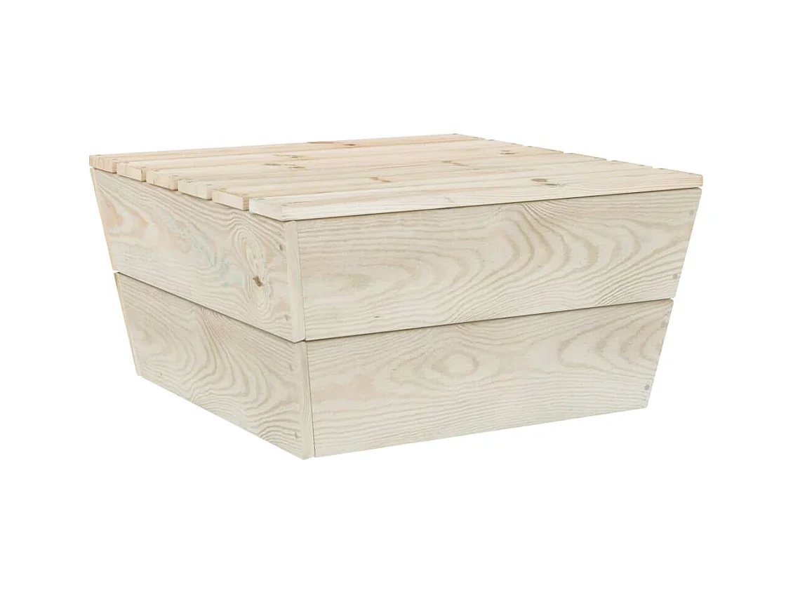 Salon de jardin 2 pcs Bois d'épicéa imprégné FR40803