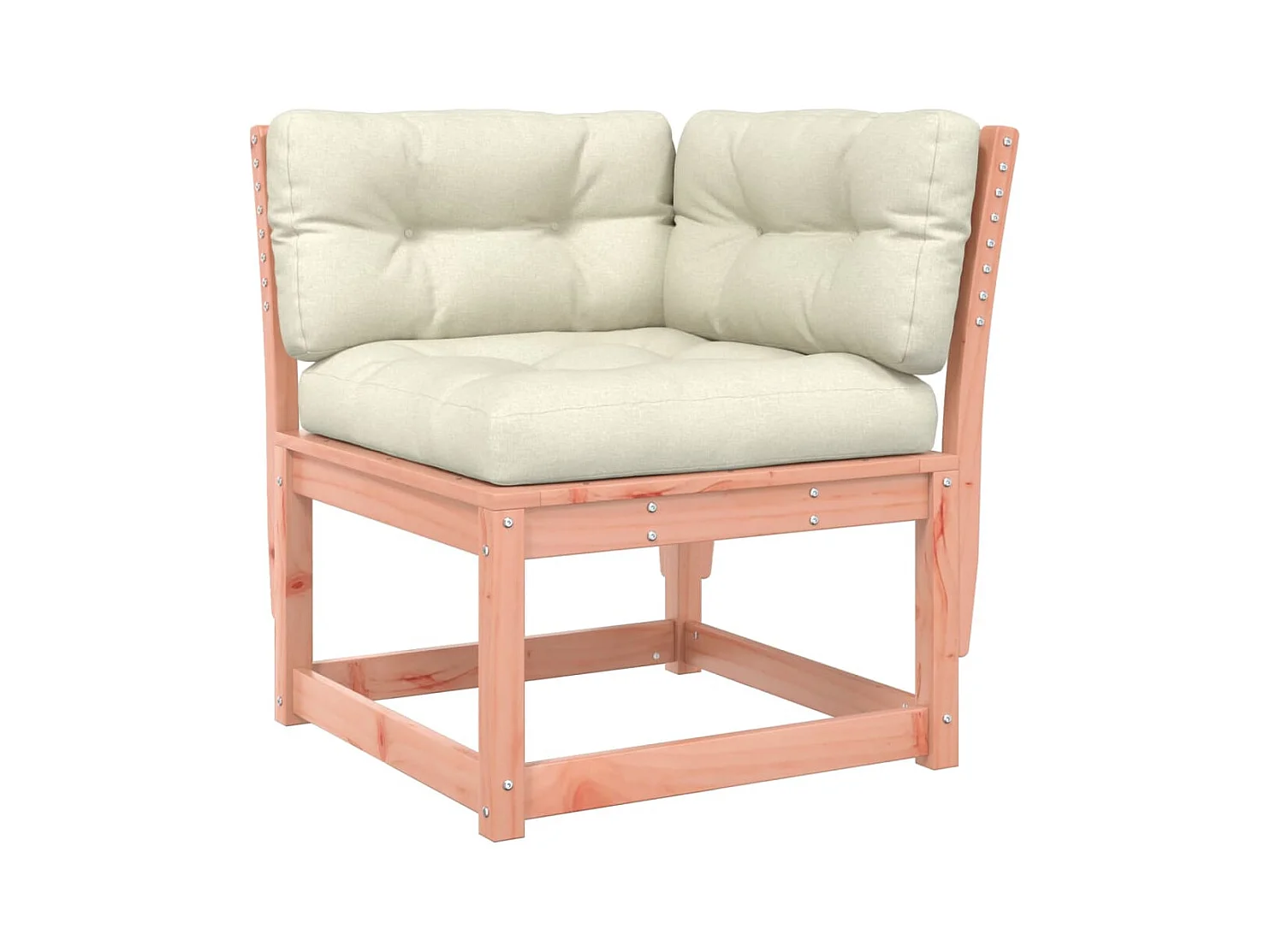 Salon de jardin 4 pcs avec coussins bois massif douglas FR61231