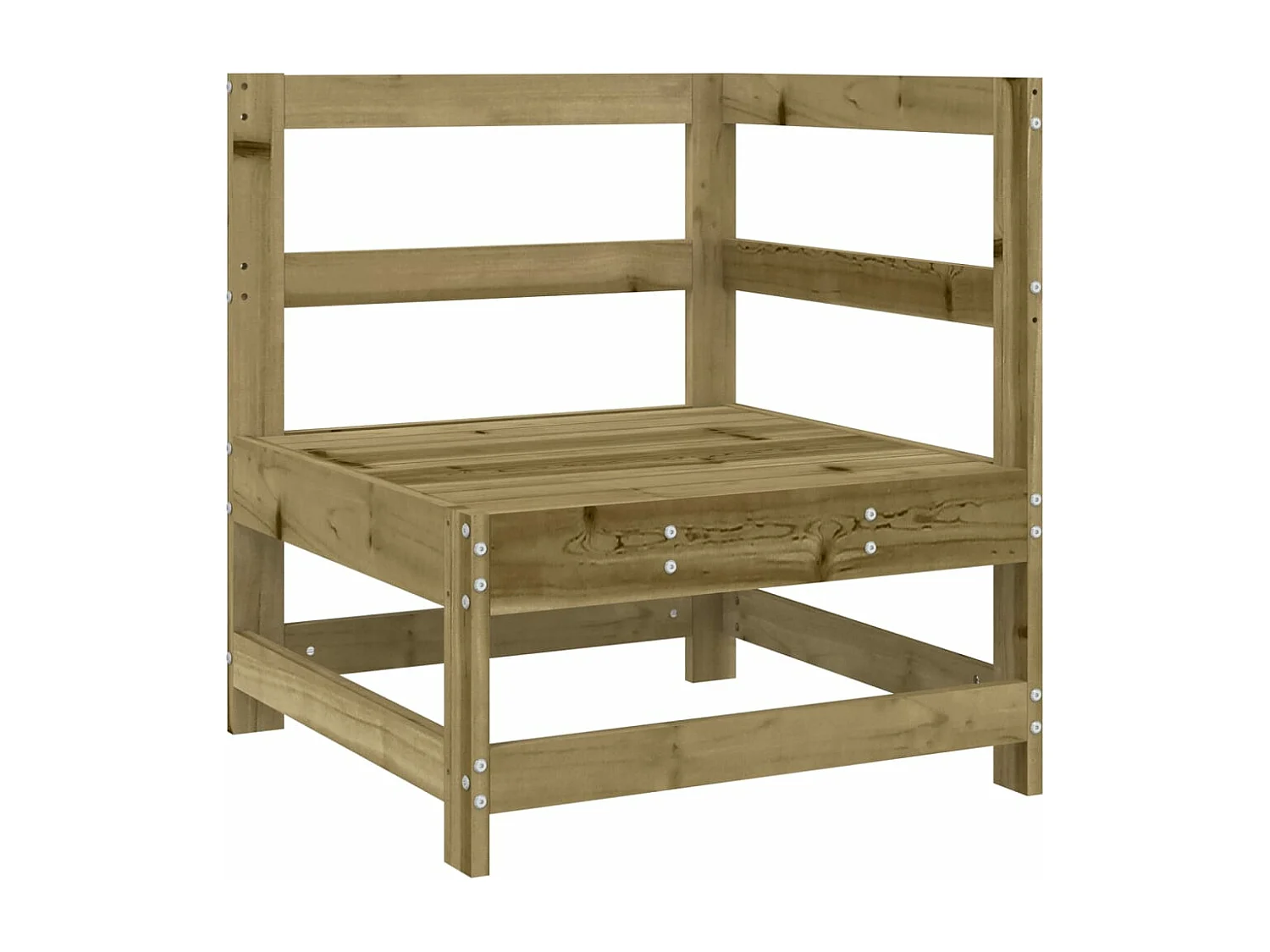 Salon de jardin 6 pcs bois de pin imprégné FR95446