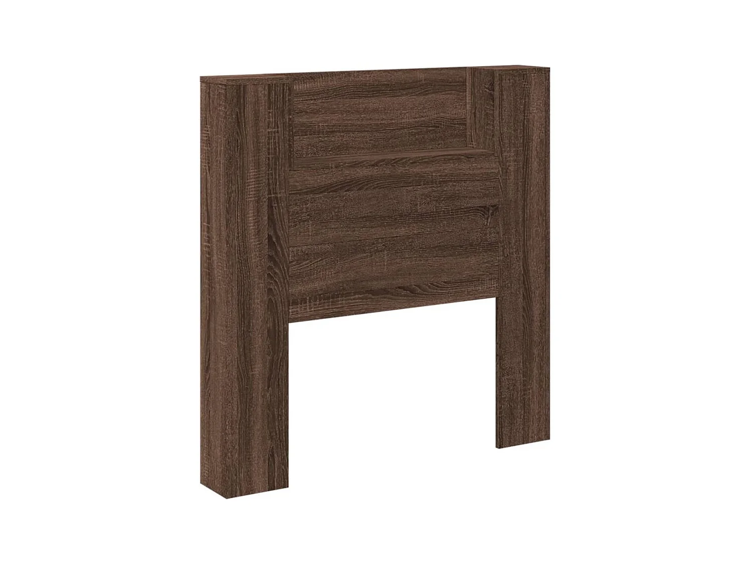 Testiera | Testata del letto con Contenitore a LED Rovere Marrone 100x16,5x103,5 cm