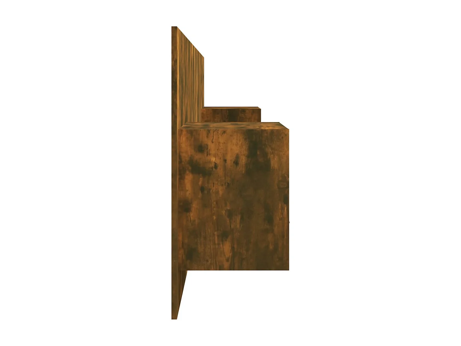 Tête de lit avec armoires Chêne fumé Bois d'ingénierie FR87177