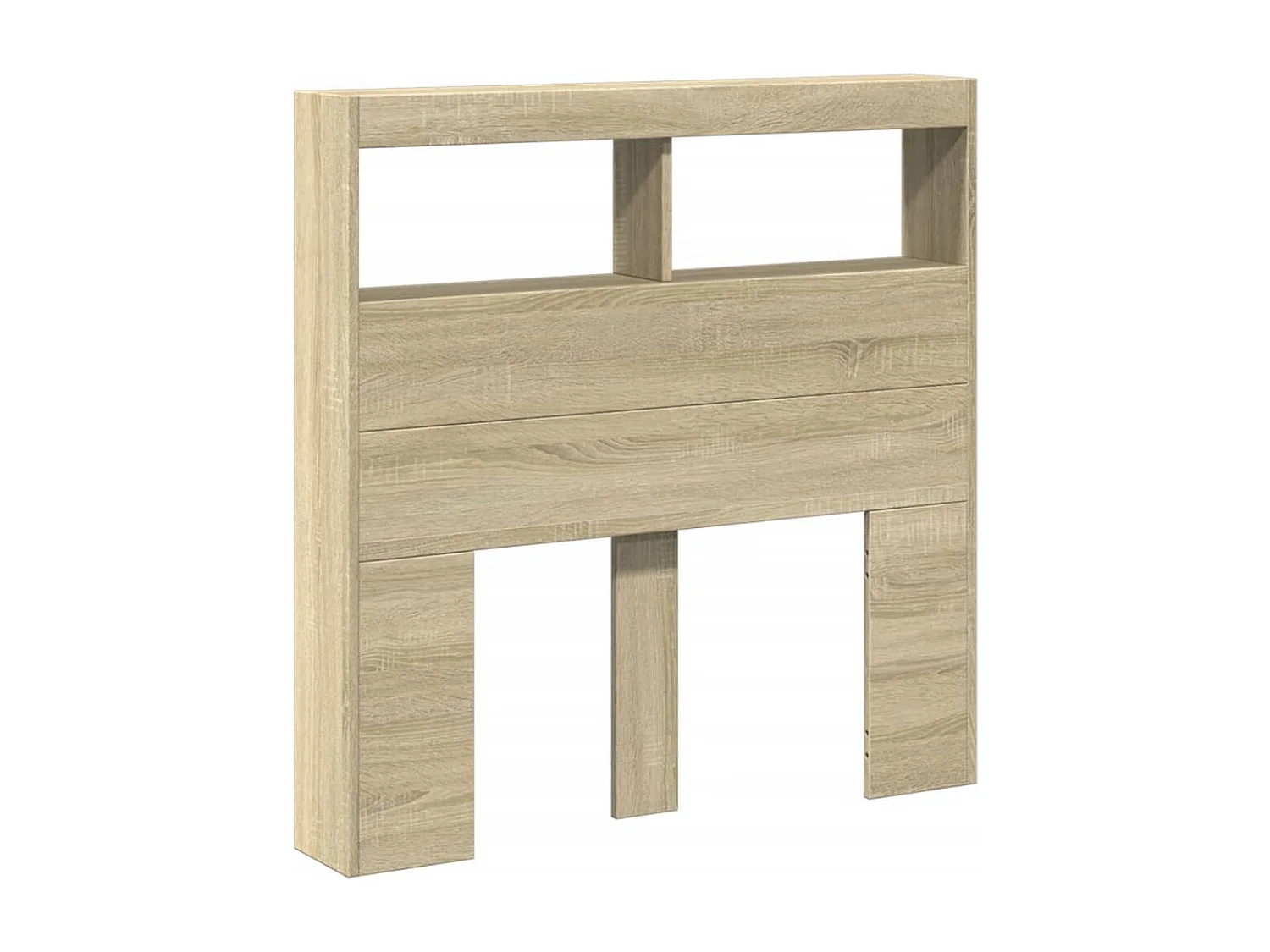 Armoire tête de lit avec LED chêne sonoma 100x17x102 cm FR12365