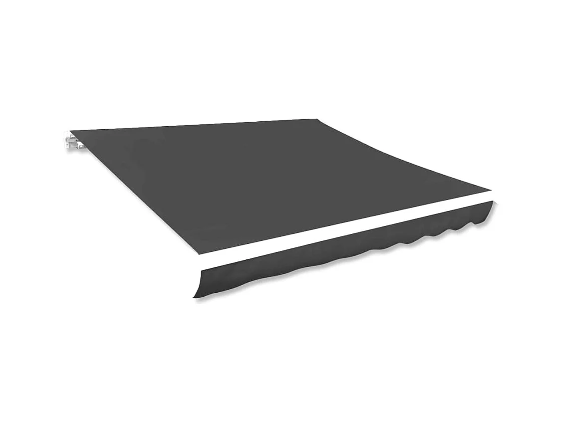 Toile d'auvent Anthracite 600x300 cm FR91080