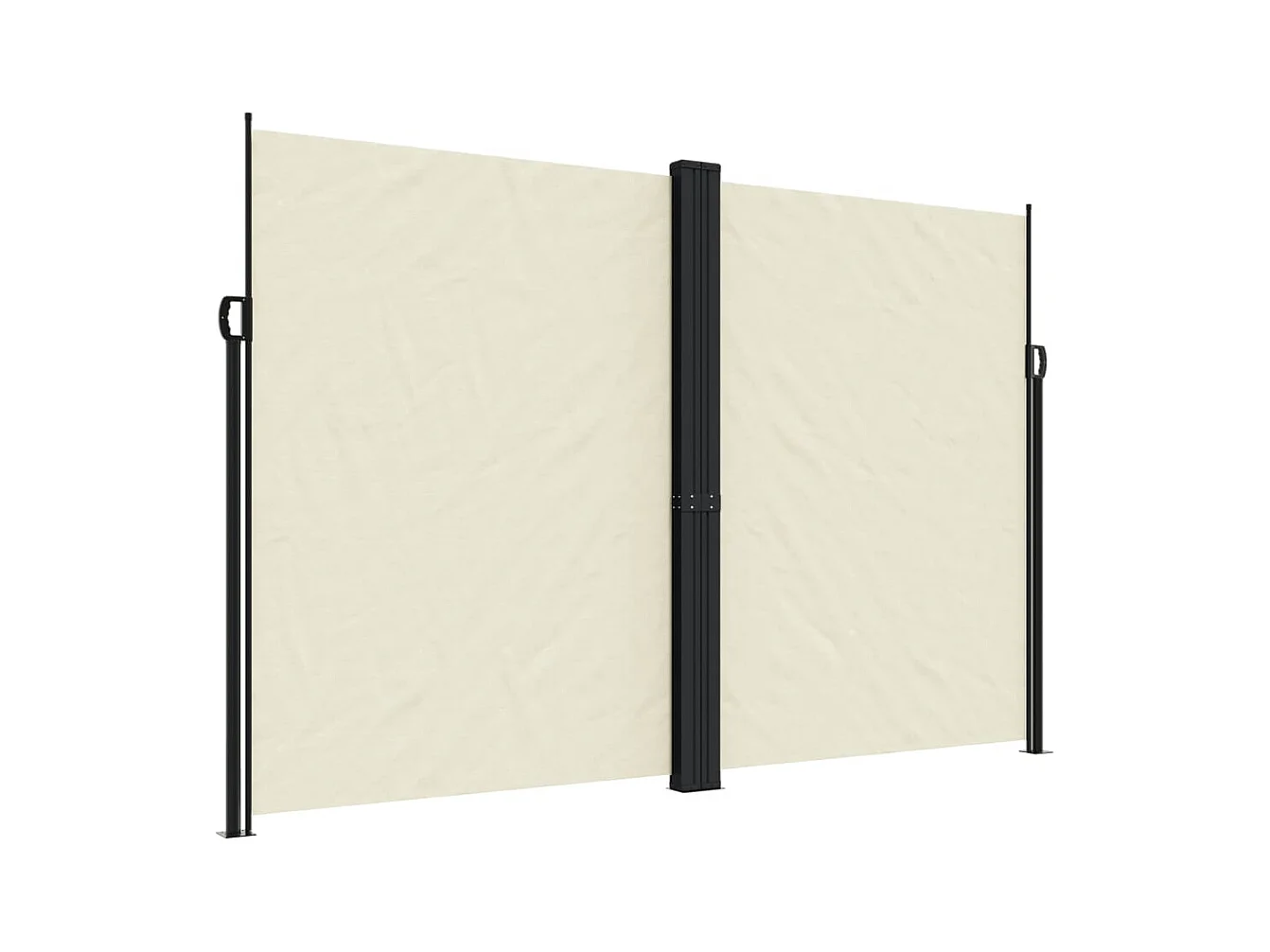 Auvent latéral rétractable Crème 220x1200 cm FR21696