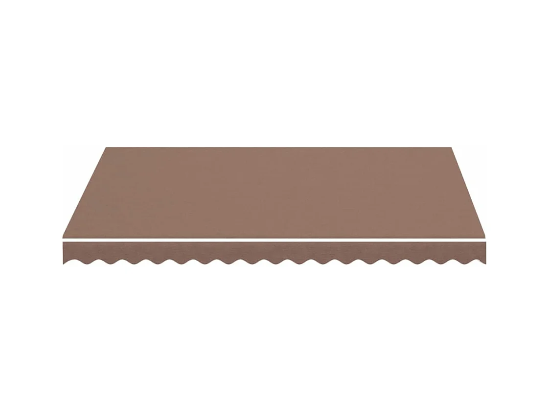 Tissu de remplacement pour auvent Marron 3x2,5 m FR68751