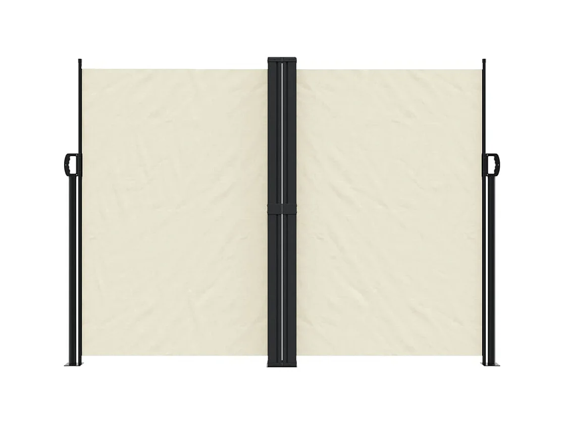 Auvent latéral rétractable crème 180x1200 cm FR53138
