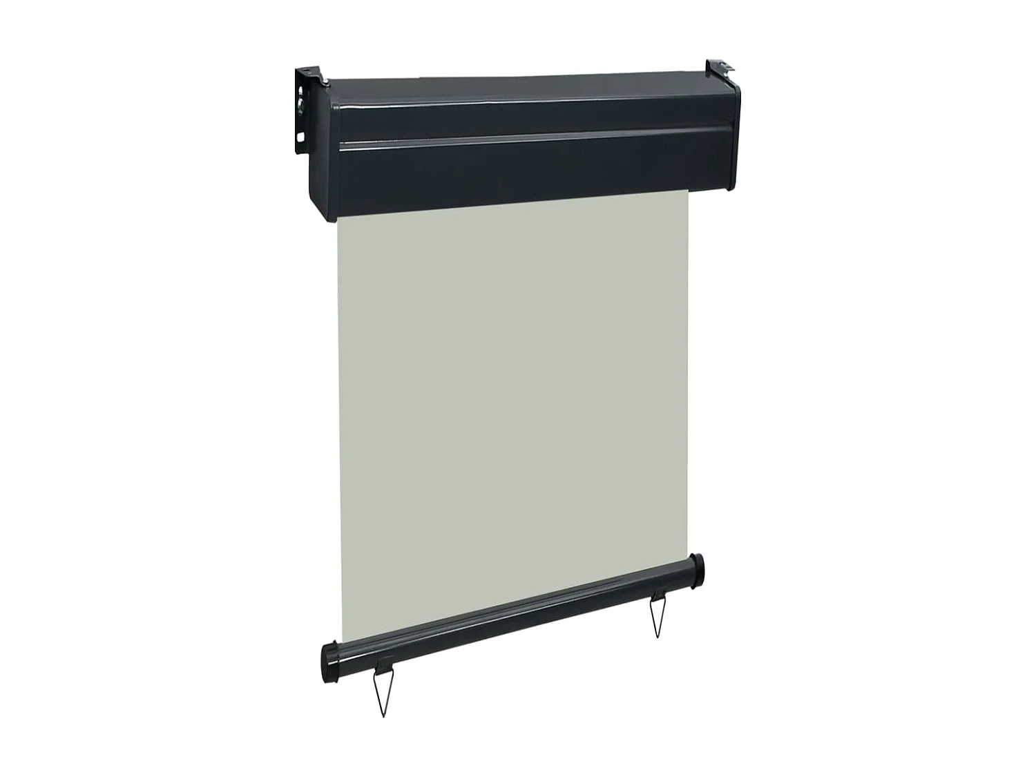 Auvent latéral de balcon 65x250 cm Gris FR91985