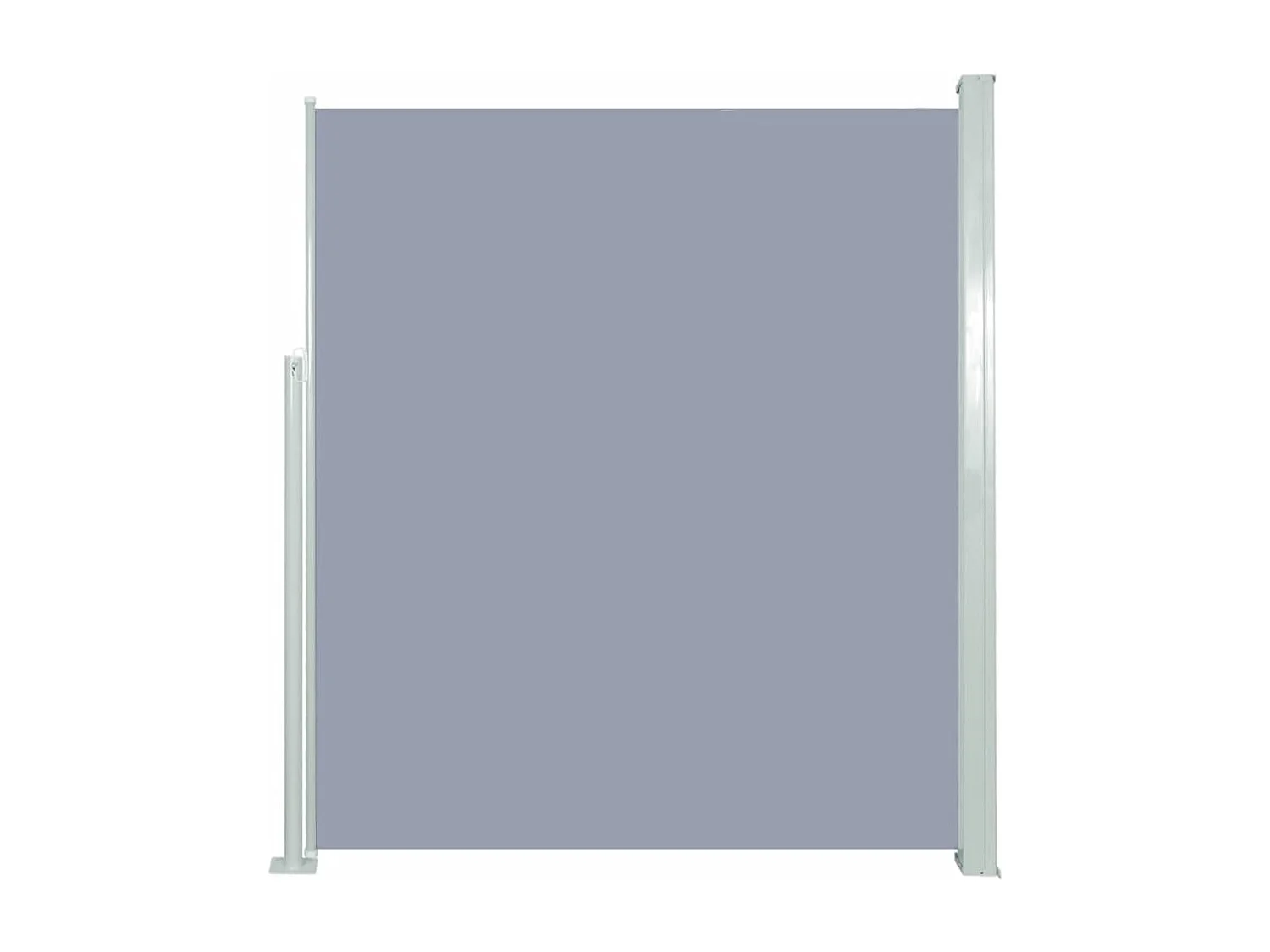 Auvent latéral rétractable 160 x 500 cm Gris FR57993