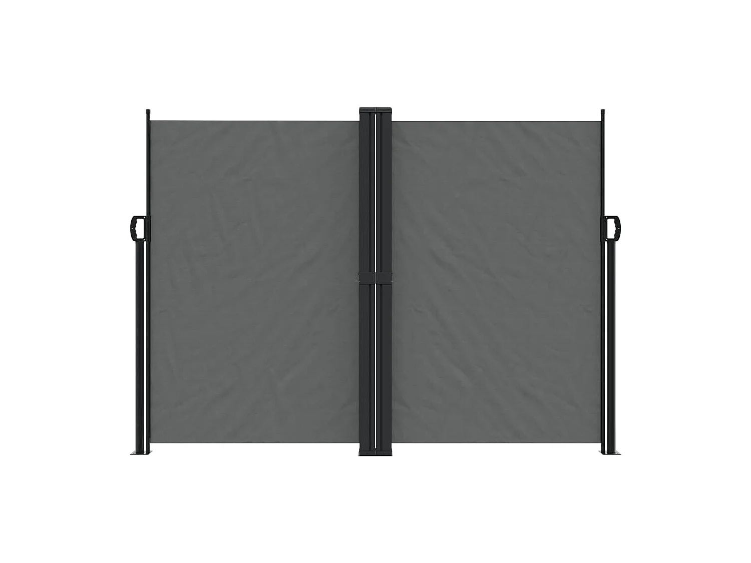 Auvent latéral rétractable anthracite 180x600 cm FR34759