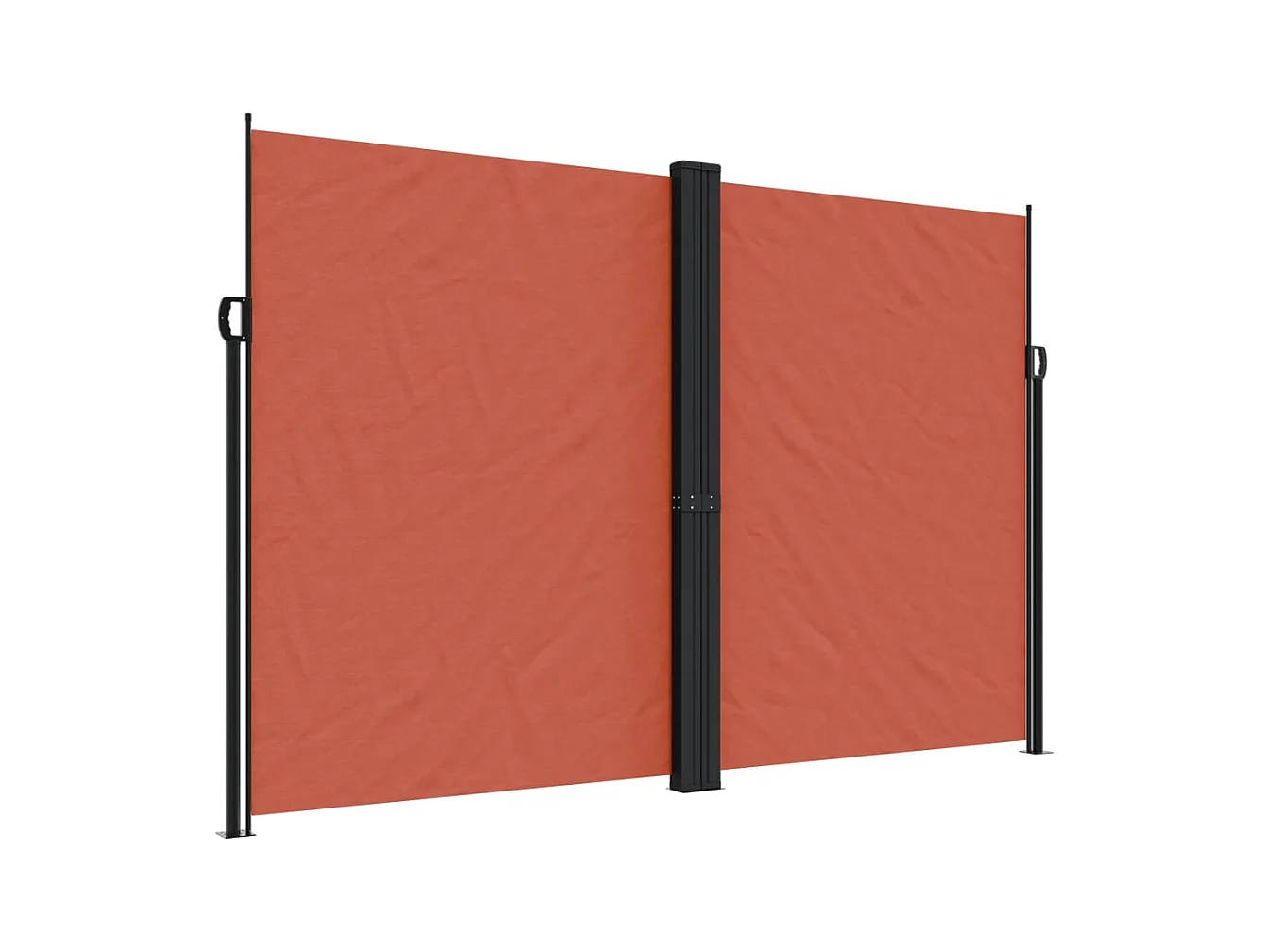 Auvent latéral rétractable terre cuite 220x1000 cm FR49047