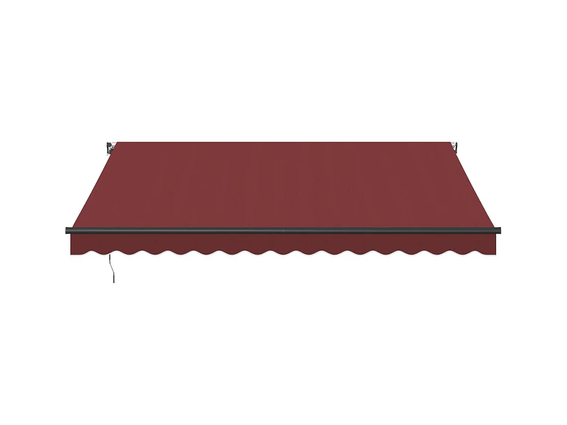 Auvent manuel rétractable bordeaux 400x300 cm FR15371