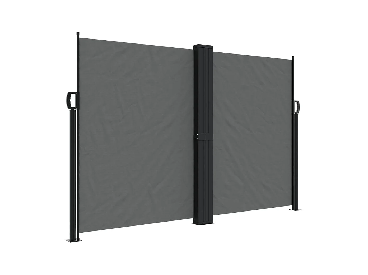 Auvent latéral rétractable anthracite 160x1200 cm FR70069