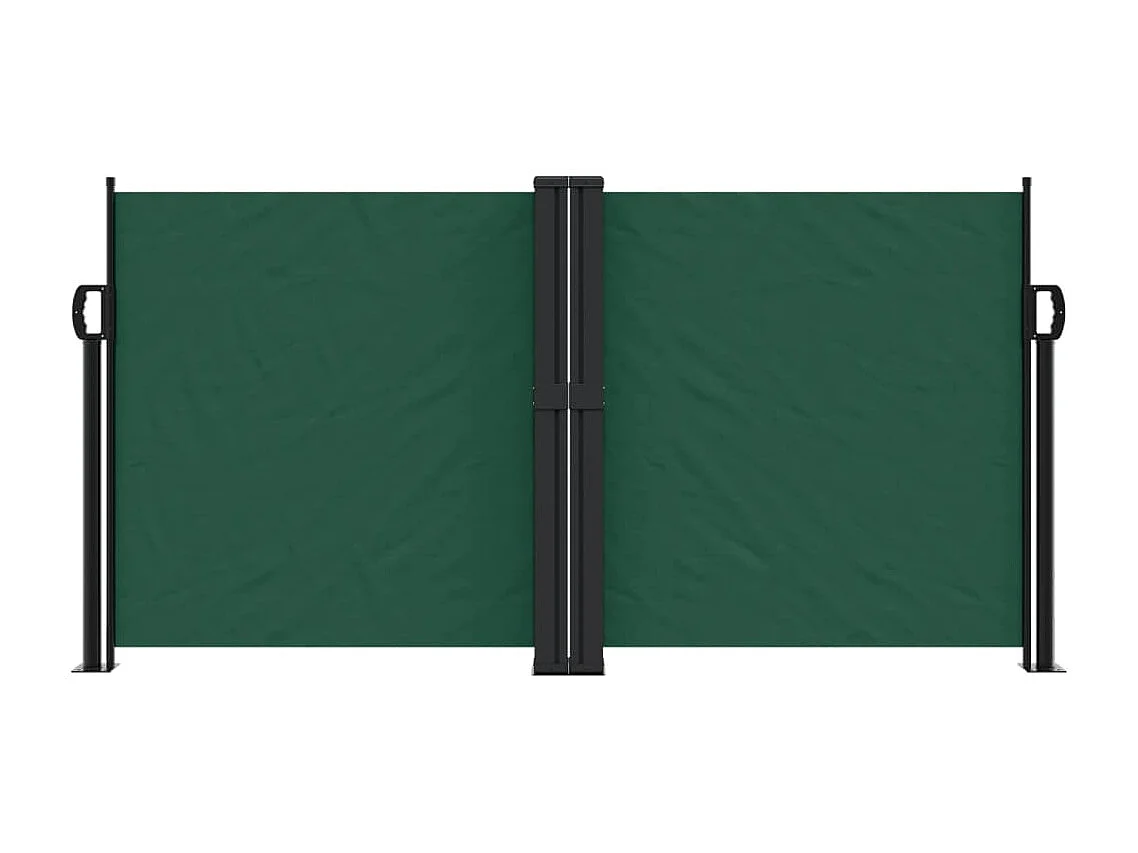 Auvent latéral rétractable vert foncé 120x600 cm FR56377