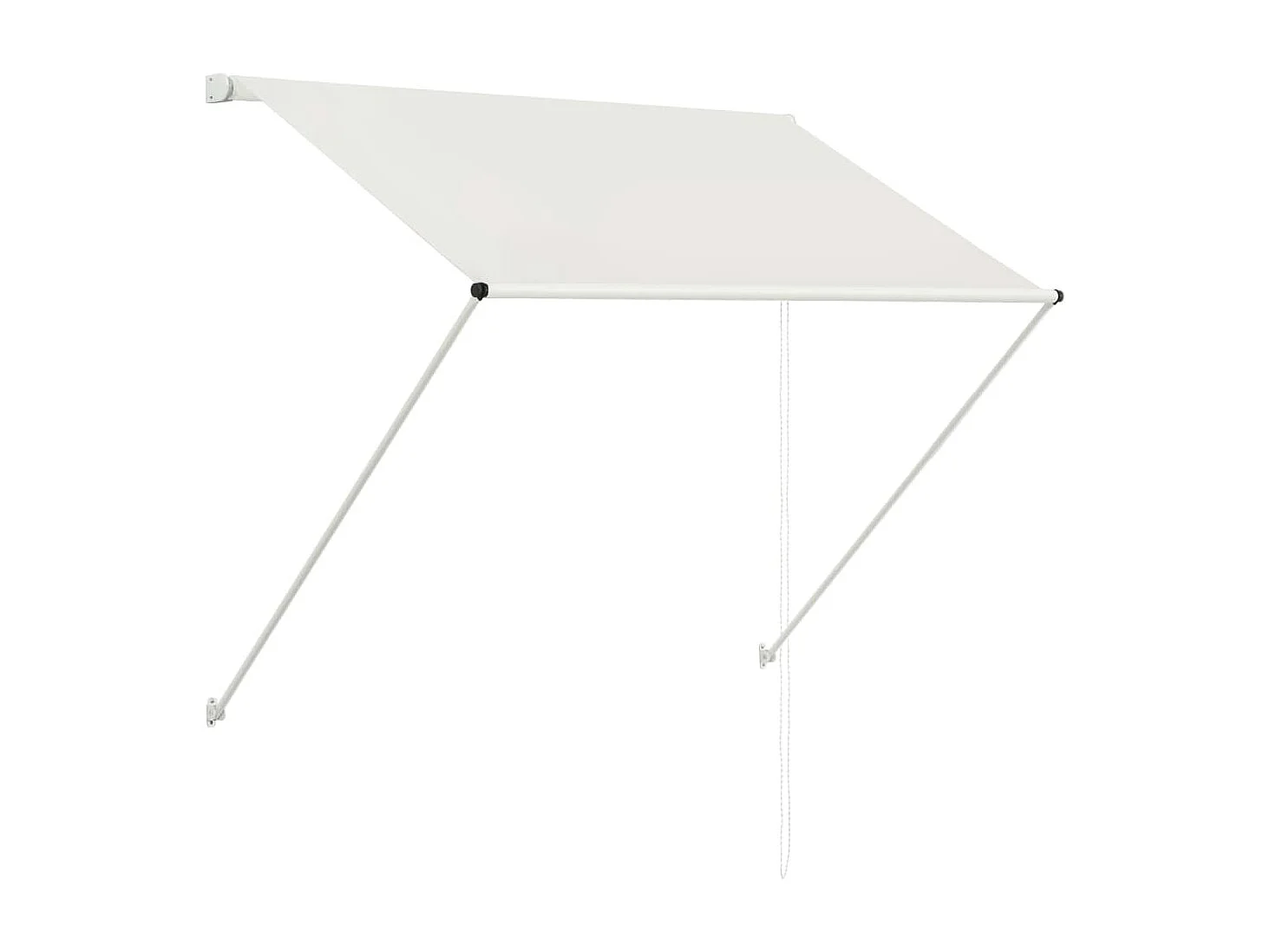 Toldo retráctil crema 100x150 cm ES542615