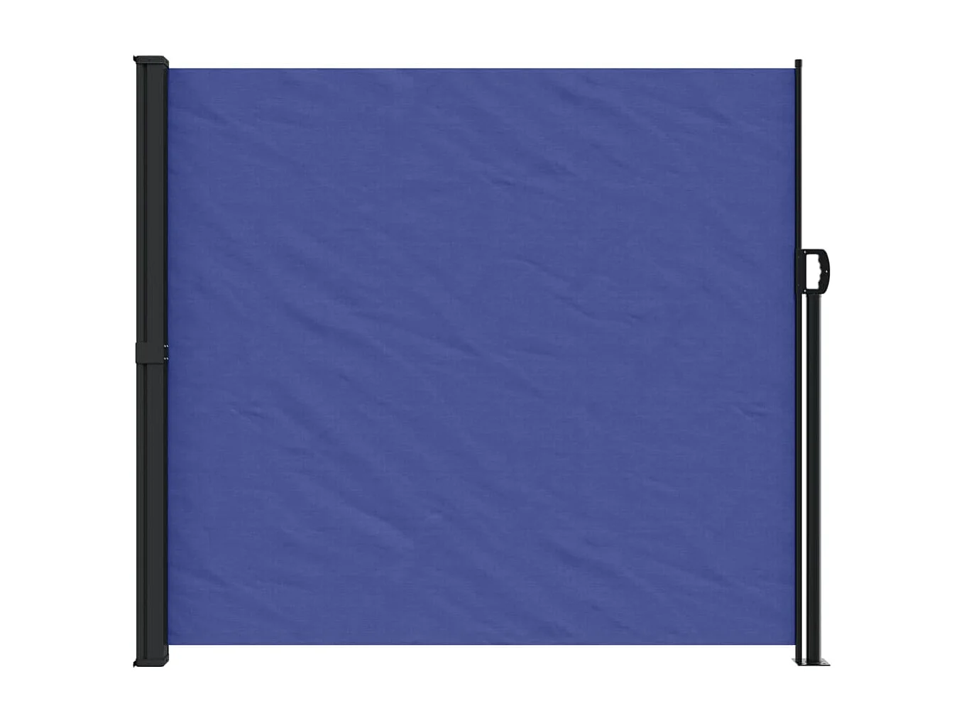 Auvent latéral rétractable bleu 180x600 cm FR29325