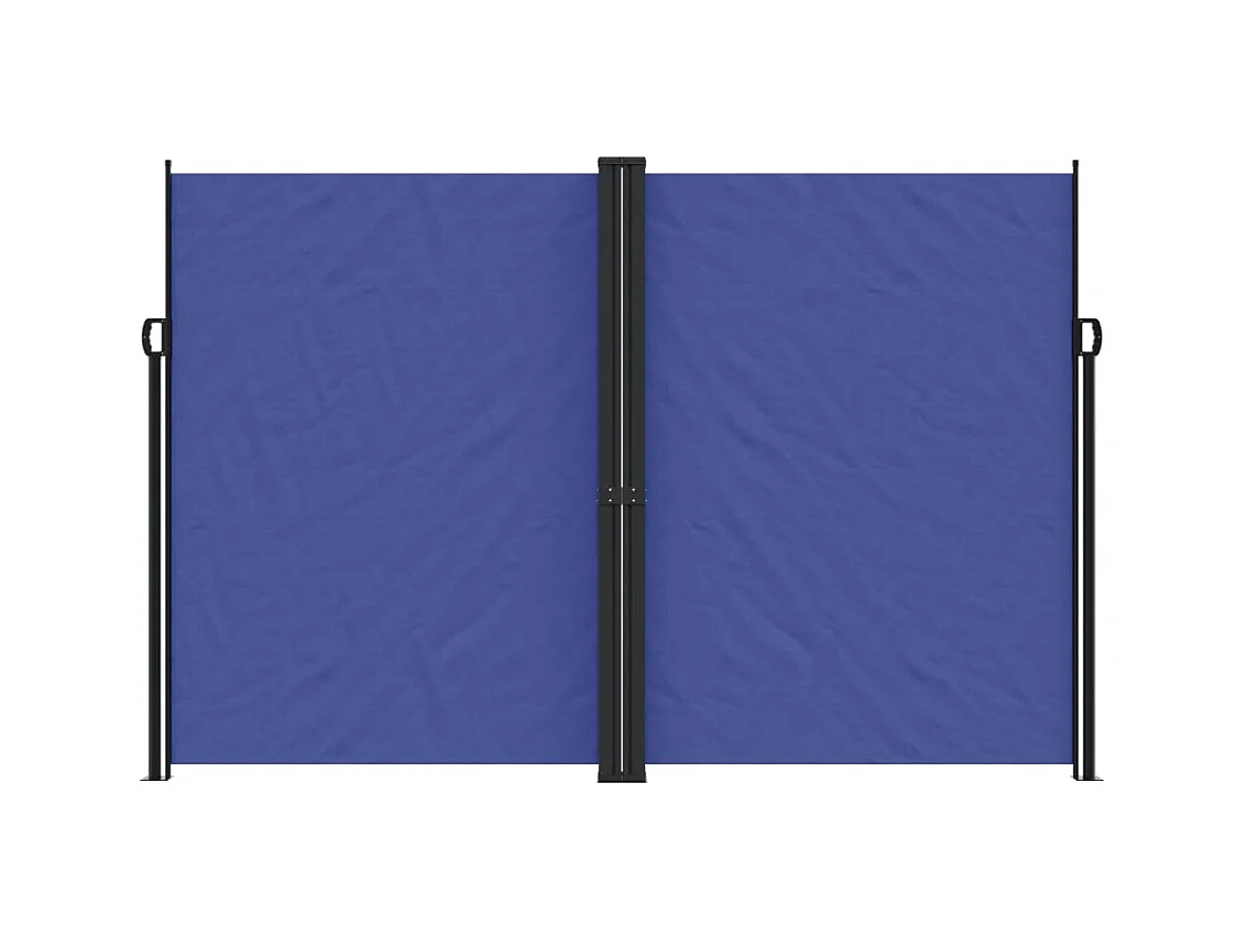 Auvent latéral rétractable bleu 220x1000 cm FR78116