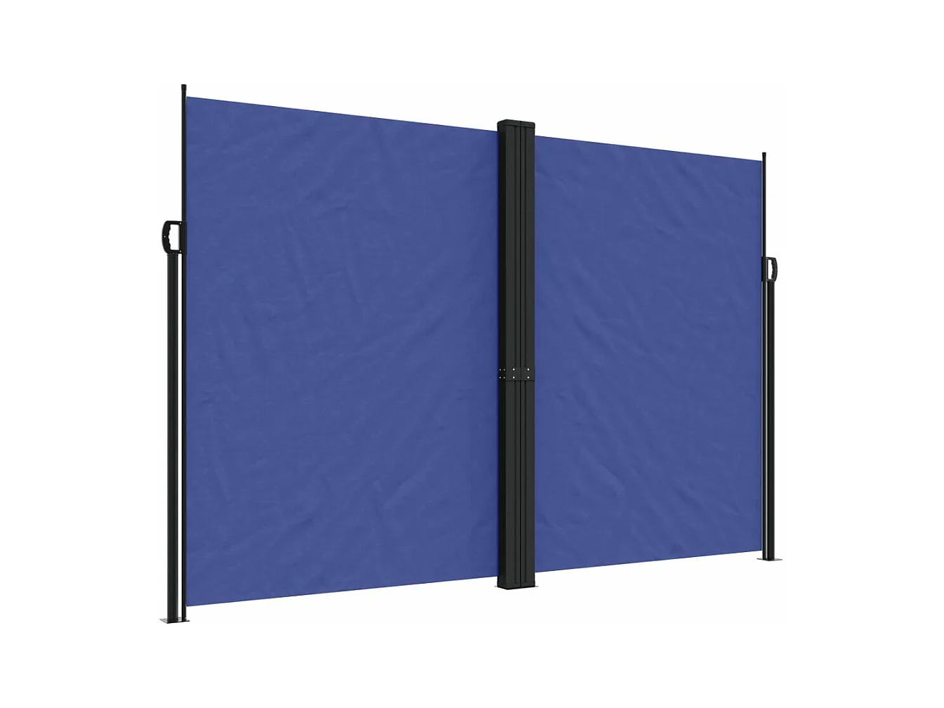 Auvent latéral rétractable bleu 220x1000 cm FR78116