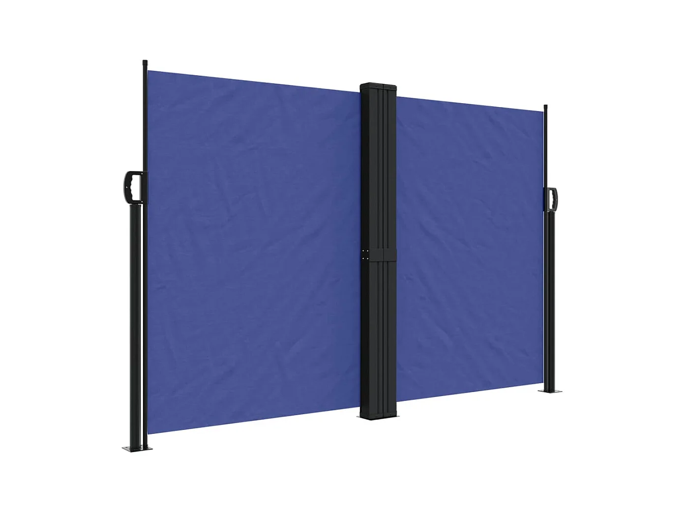 Auvent latéral rétractable bleu 160x1000 cm FR23309