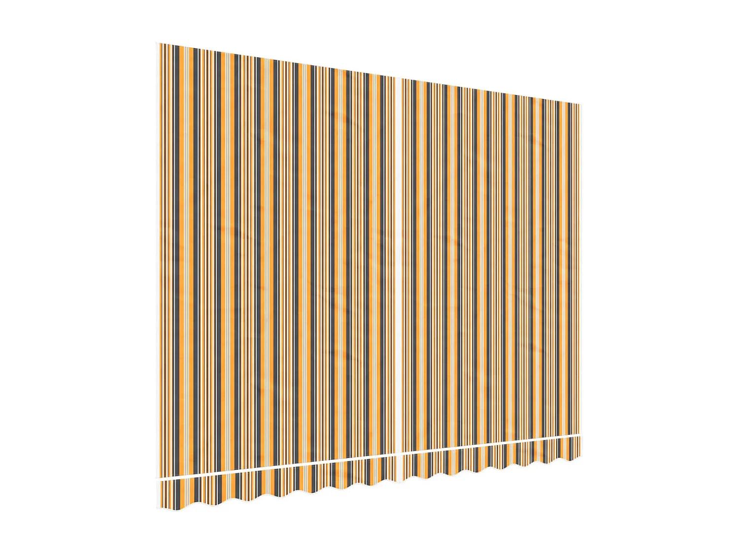 Vervangingsdoek voor luifel gestreept 3,5x2,5 m meerkleurig BE466530