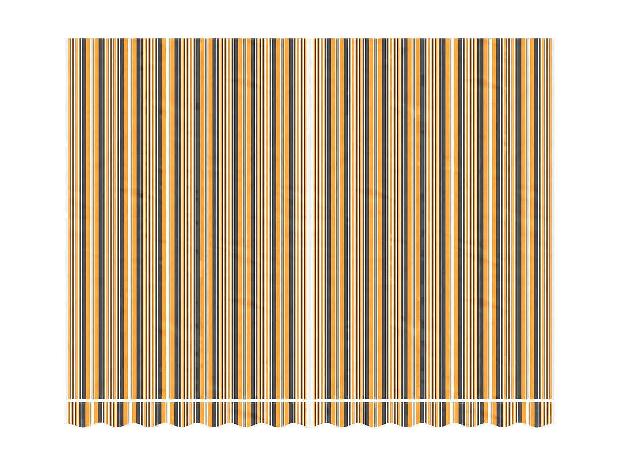 Vervangingsdoek voor luifel gestreept 3,5x2,5 m meerkleurig BE466530