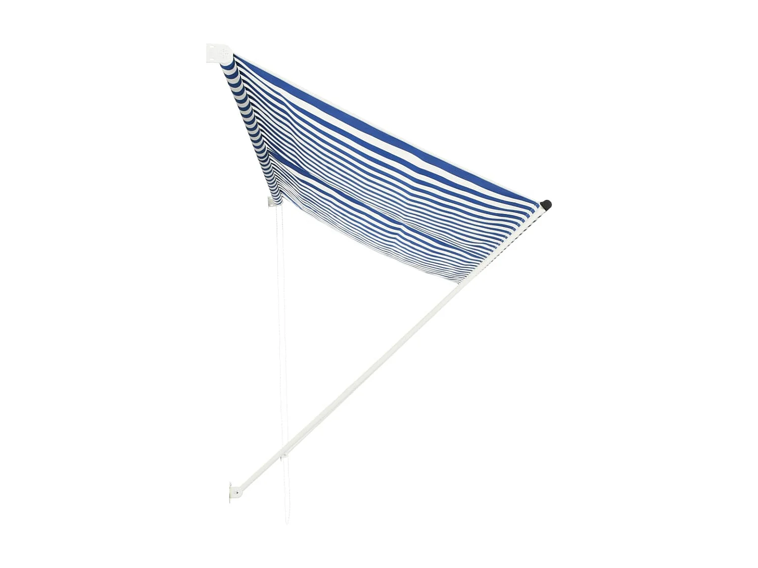 Toldo retráctil 300x150 cm azul y blanco ES896879