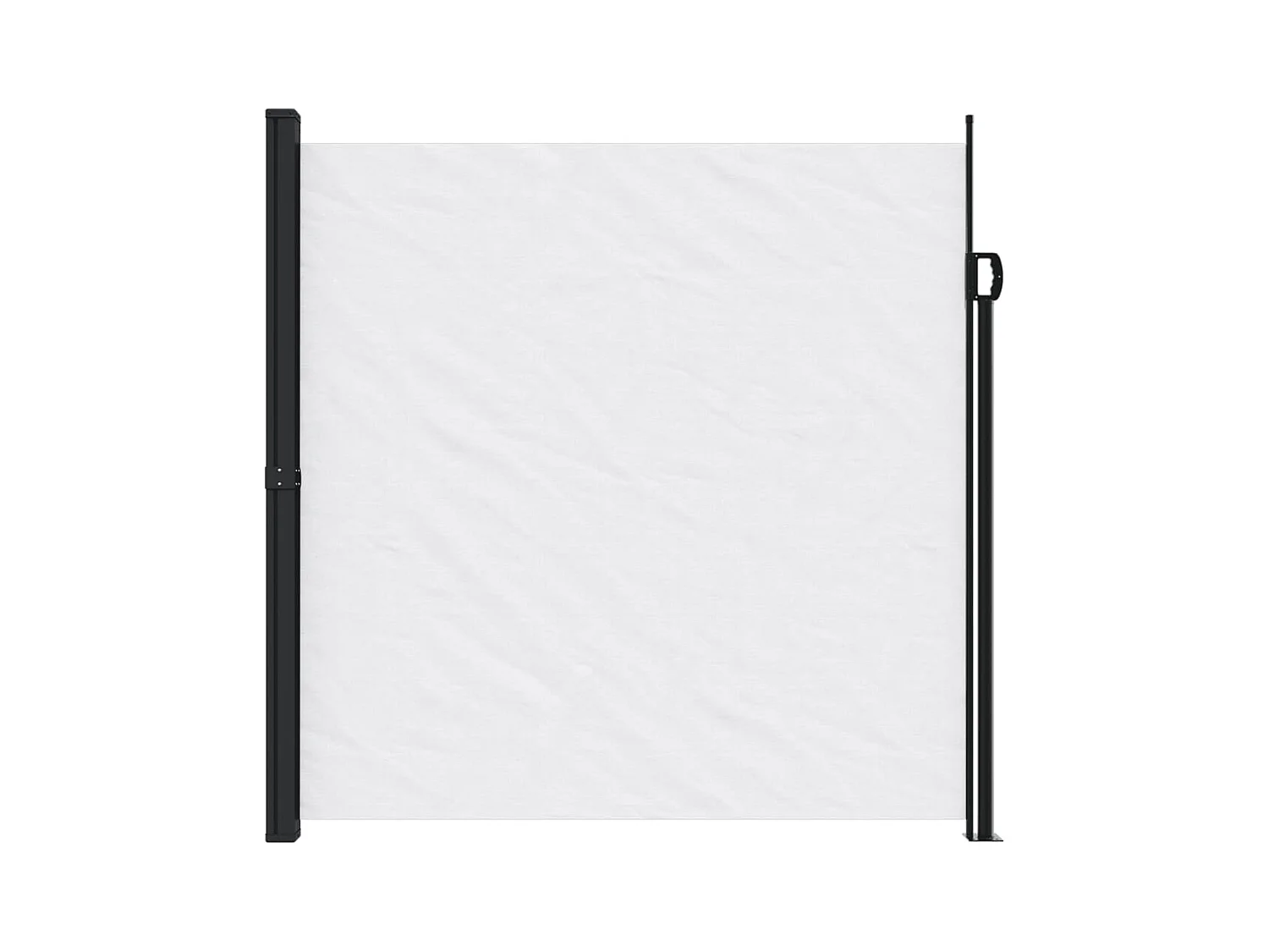 Auvent latéral rétractable blanc 200x600 cm FR46784