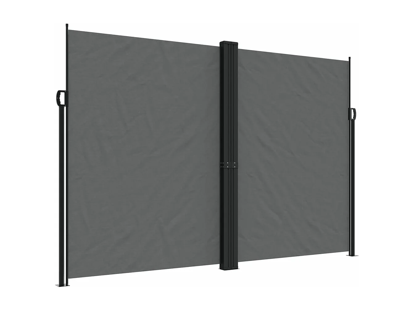Auvent latéral rétractable Anthracite 220x1200 cm FR10376