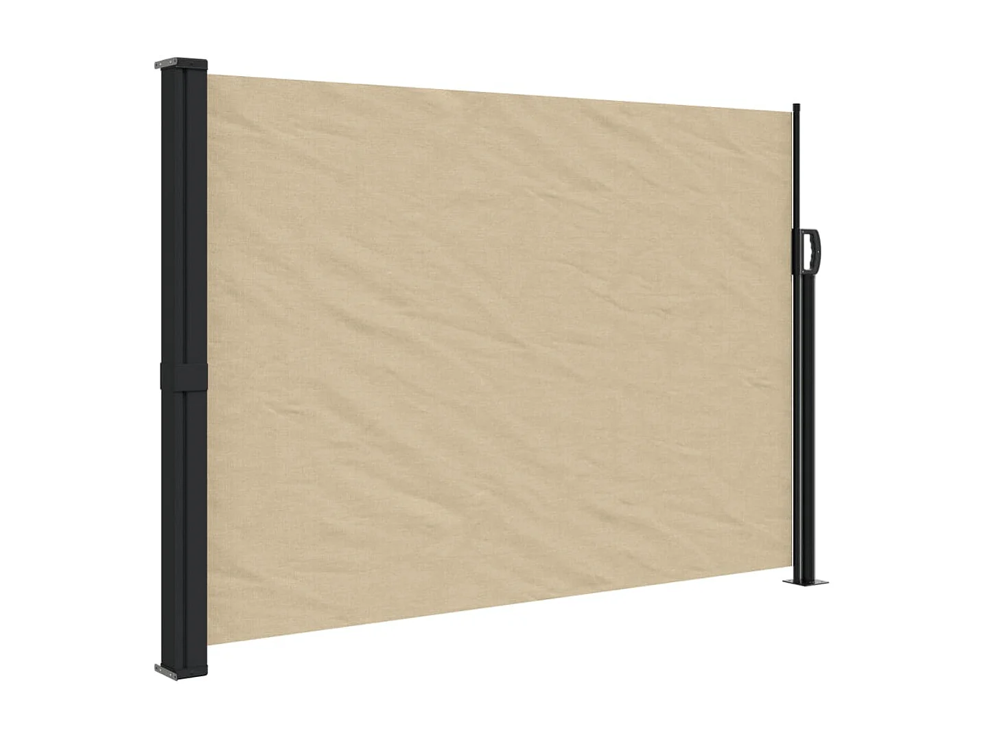 Auvent latéral rétractable beige 140x300 cm FR75588