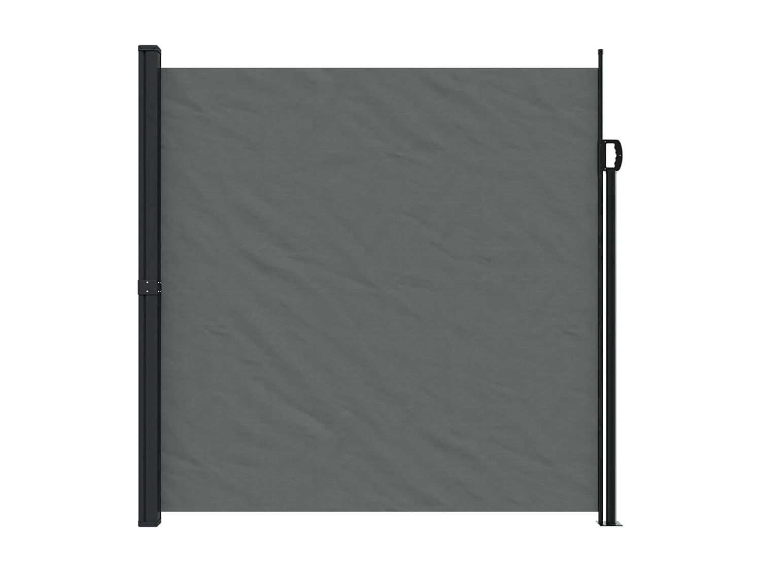 Auvent latéral rétractable anthracite 200x500 cm FR44955