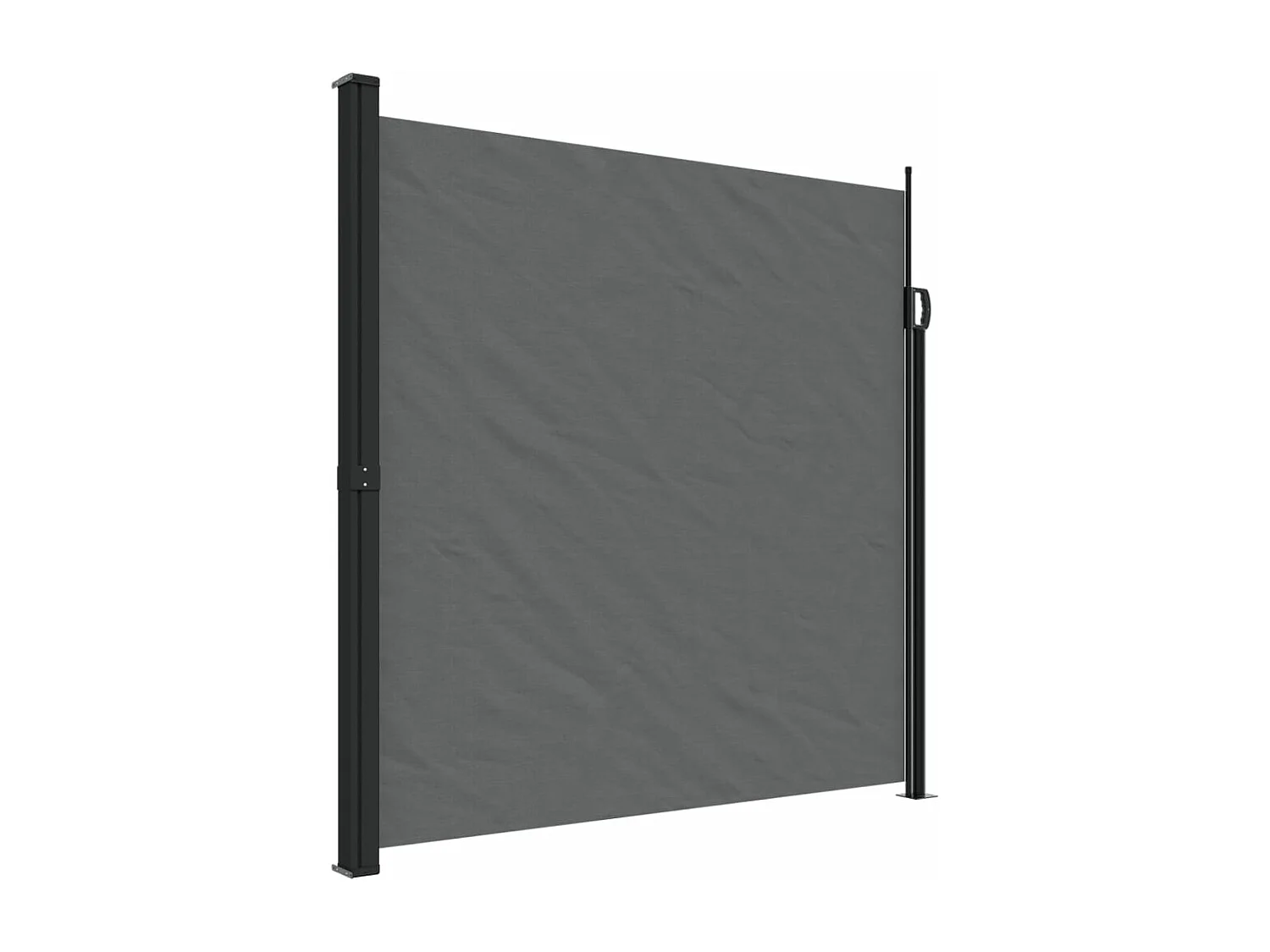 Auvent latéral rétractable anthracite 200x500 cm FR44955