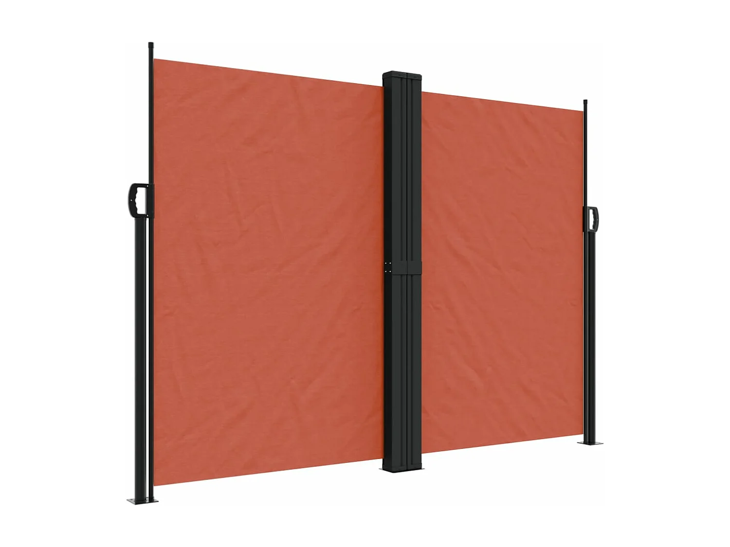 Toldo lateral retráctil terracota 180x1000 cm ES495476