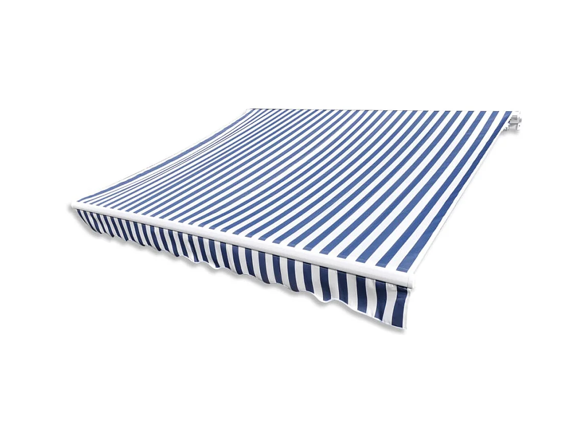Toile d'auvent Bleu et blanc 350x250 cm FR22673