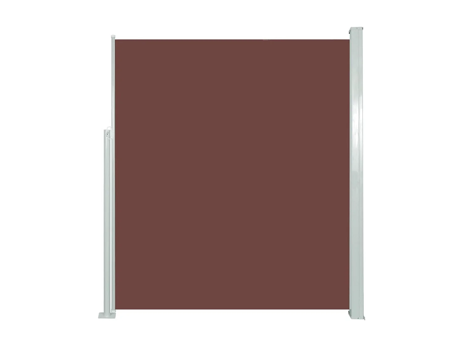Auvent latéral rétractable 160 x 500 cm Marron FR53823