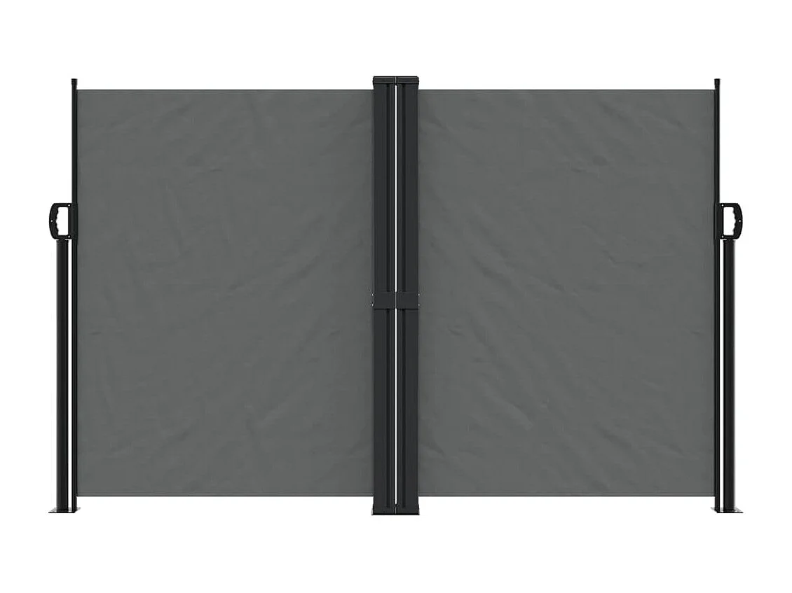 Auvent latéral rétractable anthracite 160x1000 cm FR33225