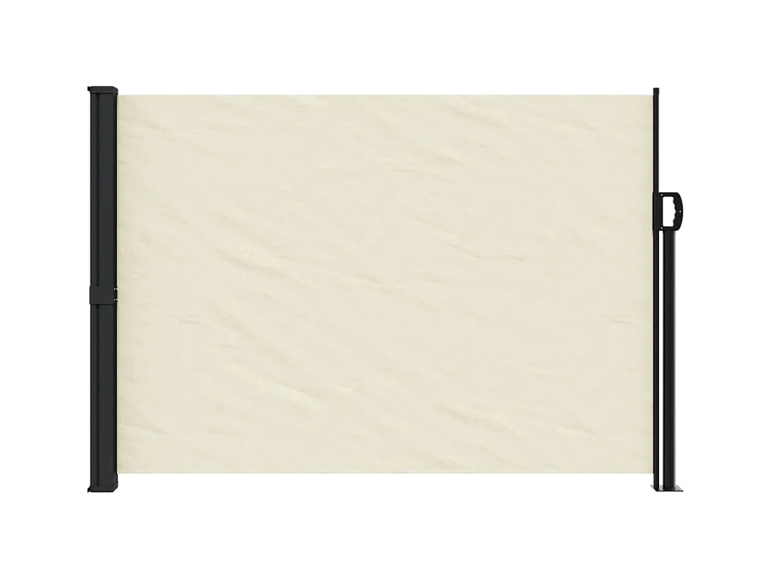 Auvent latéral rétractable crème 140x300 cm FR88091