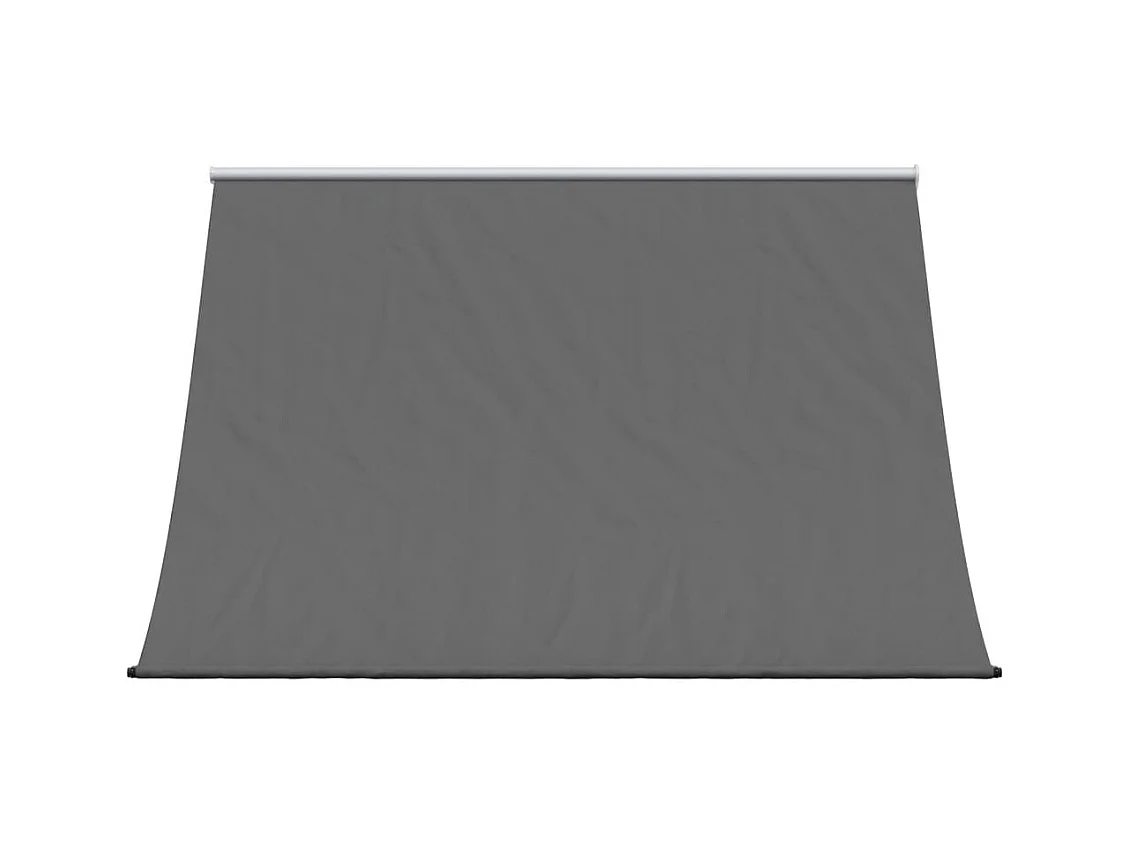Auvent rétractable anthracite 250x150 m tissu et acier FR70310