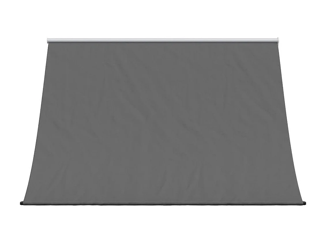 Toldo retráctil de tela y acero gris antracita 250x150 cm ES448048
